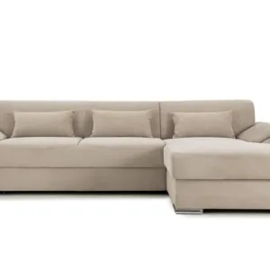 PICASSO Beige Extendable Corner Sofa with Storage Compartment, Left/Right Variants – 300x170x80 cm