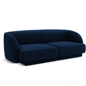 Royal Blue Velvet Sofa for 2 People – Miley by Besolux