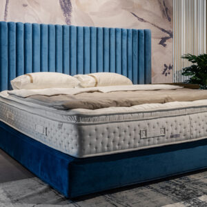 Bed Aryelo Velvet Paris Ocean 200x200
