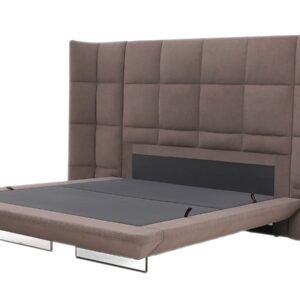 Bed with lighting base Chiton 180x200 Turnadot Grey